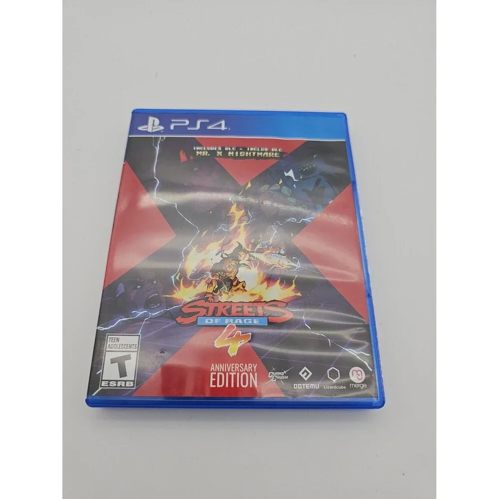 Streets of Rage 4 - Anniversary Edition - Sony PlayStation 4 PS4 Game Games Lot